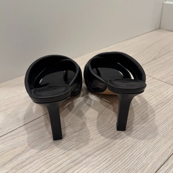 Zara Black Chunky Strappy Heels - Picture 4 of 10